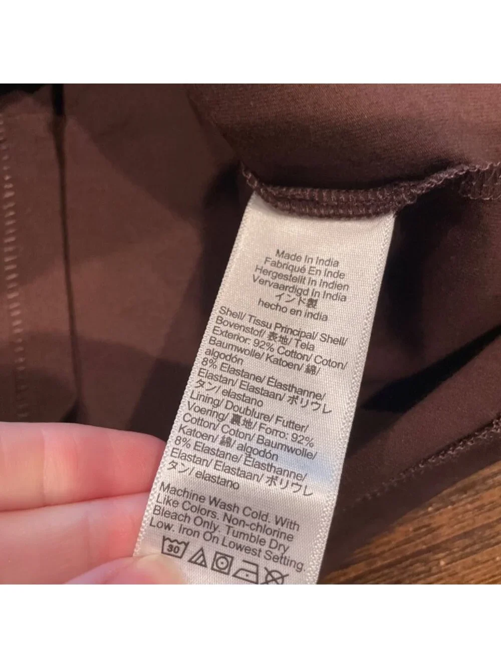 NWT J.Crew Tank Top XS Brown Stretch Cotton Shelf-Bra Slim Fitted Staple Basic